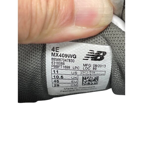 New Balance 409 Mens MX409WG White Sneakers Size 11 SKU 9478 - Picture 6 of 16
